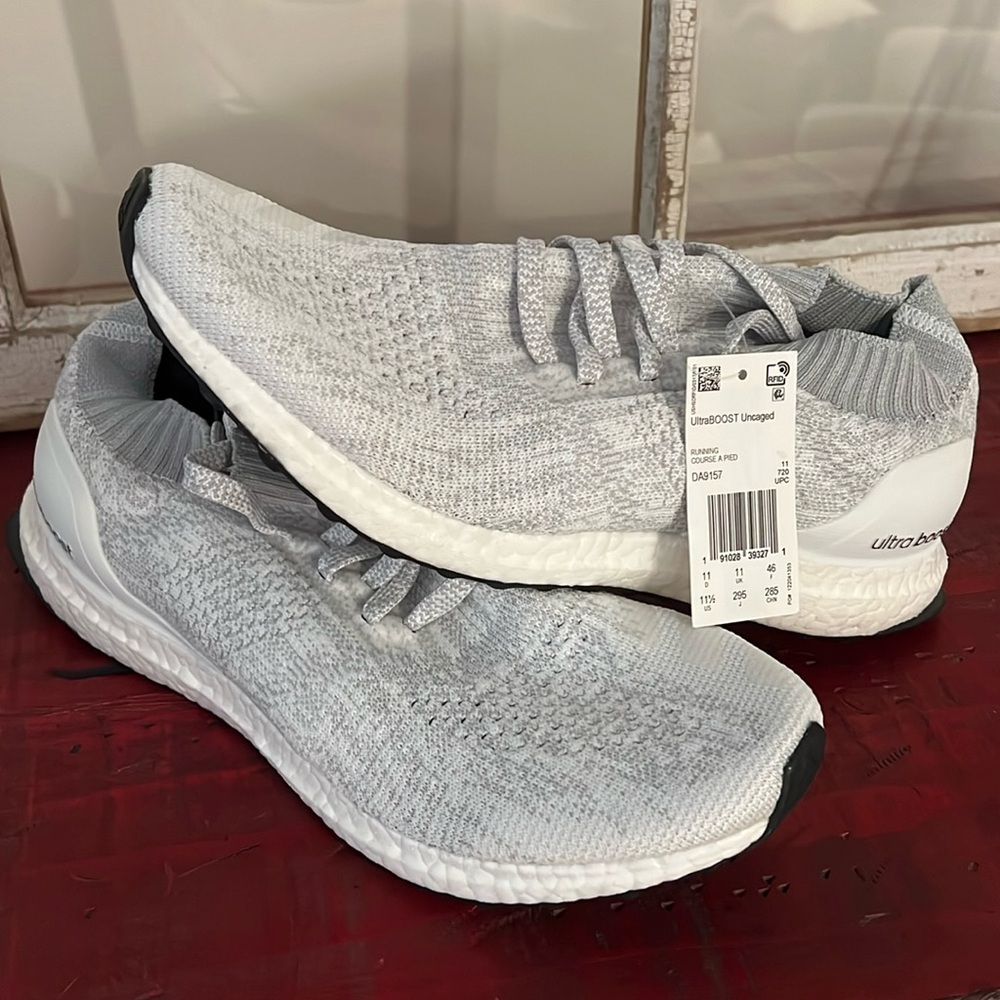 Adidas UltraBOOST Uncaged Sz. 11.5 white. DA9157